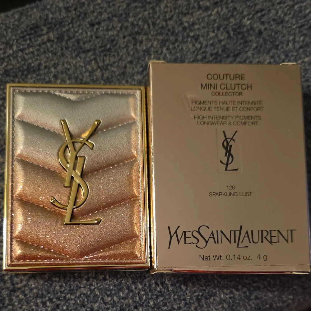 NEW~ YSL COUTURE MINI CLUTCH COLLECTOR Eyeshadow Palette~ 126 Sparking Lust